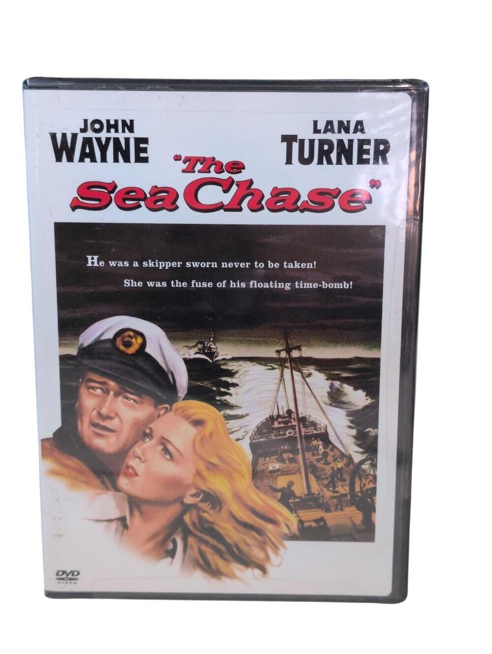 The Sea Chase DVD Movie John Wayne Lana Turner 1955 Sealed